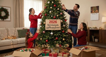 როდის შეგვიძლია დავდგათ ნაძვიხ ხე - მოვემზადოთ 2026 წლისთვის